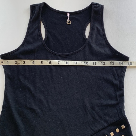 Robin K Black Knit Studded top Small - Picture 5 of 6